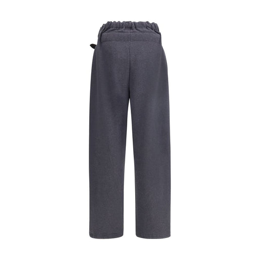 Magliano Gray Cotton Casual Pants