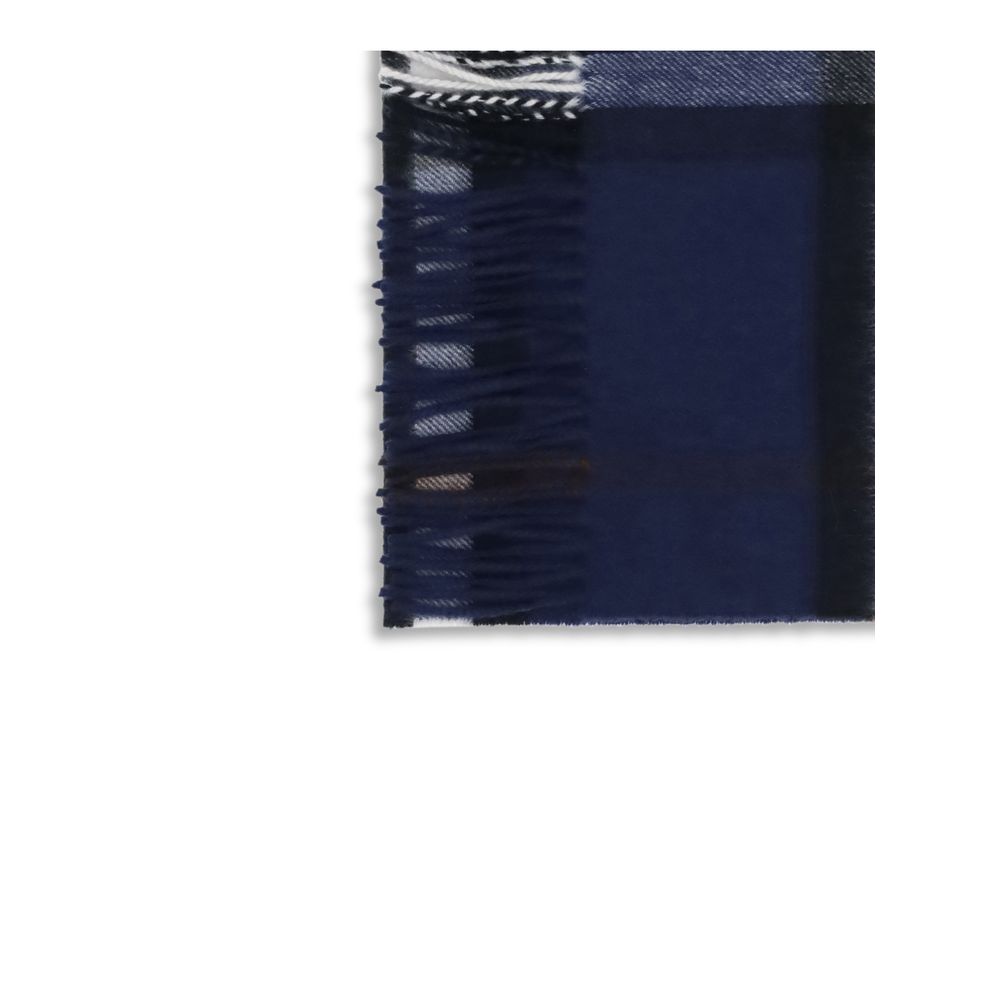 Burberry Blue Cashmere Scarf
