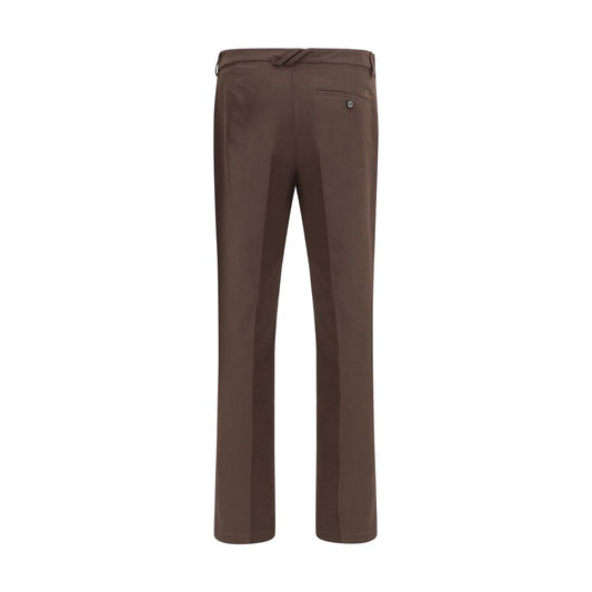 Burberry Brown Cotton Chino Pants