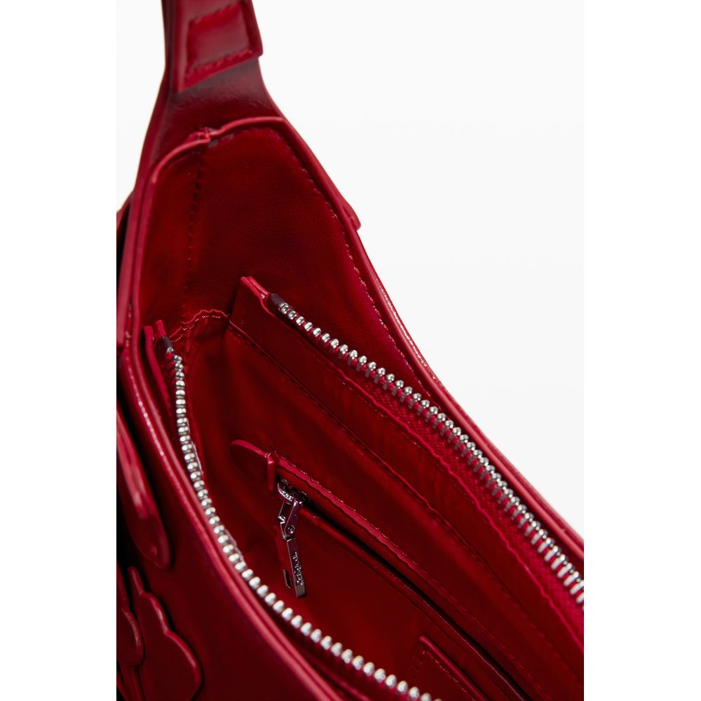 Desigual Red Polyethylene Handbag