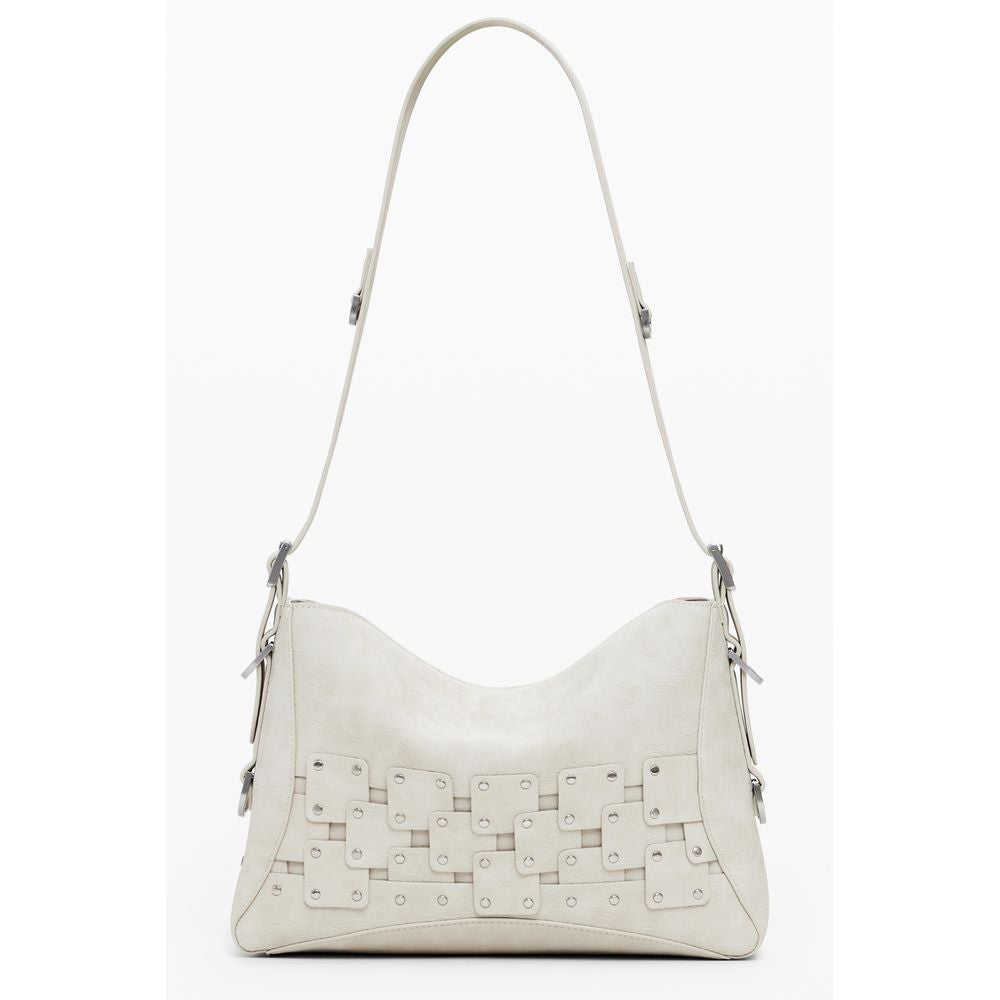 Desigual Beige Polyurethane Shoulder Bag