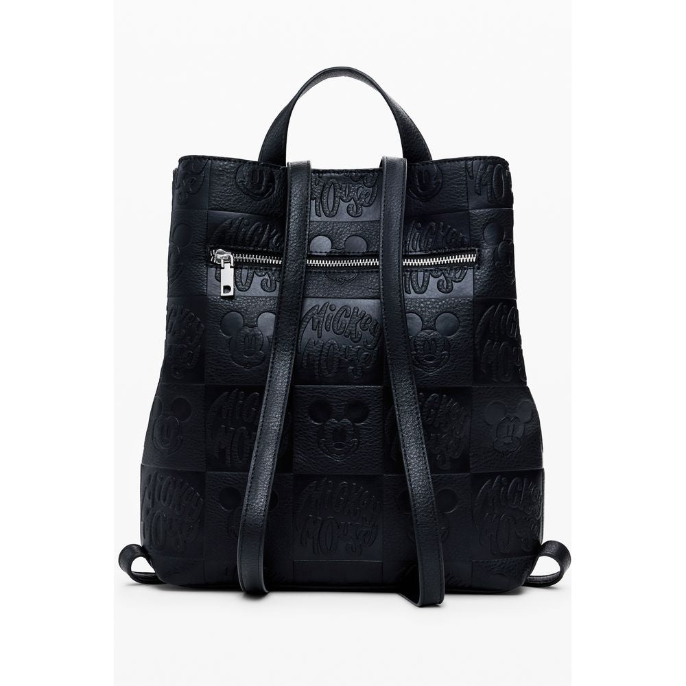 Desigual Black Polyethylene Backpack