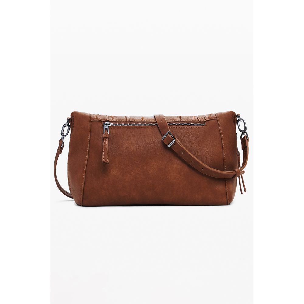 Desigual Brown Polyethylene Handbag