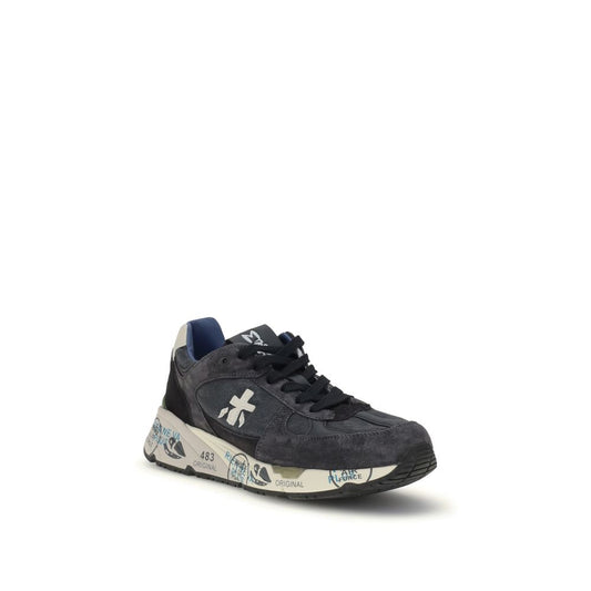 Premiata Blue Rubber Low Top Sneakers