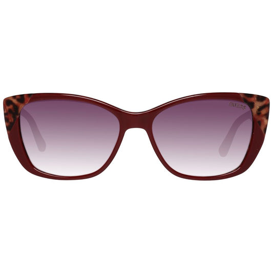Guess Burgundy Plastic Sunglasses