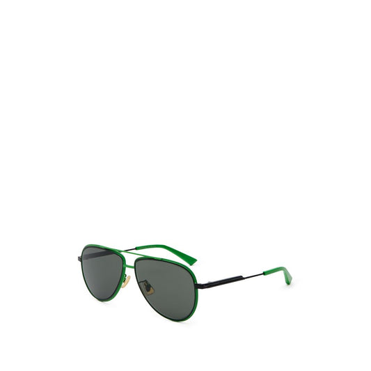 Bottega Veneta Green Metal Sunglasses