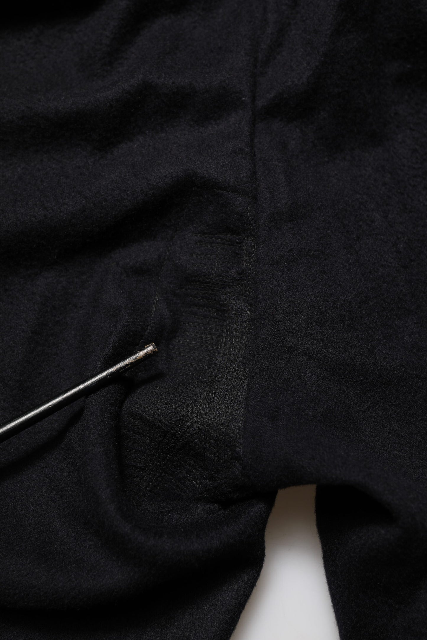 Dolce & Gabbana Black Cashmere Dress Formal Trouser Pants