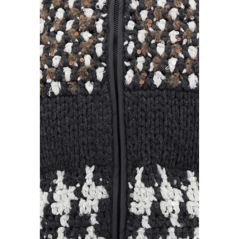 Brunello Cucinelli Gray Cashmere Clothing