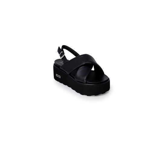 Cult Black Leather Sandal
