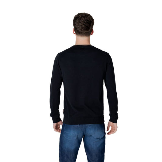 Napapijri Black Cotton Sweatshirt