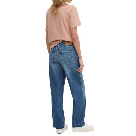 Calvin Klein Jeans Blue Cotton Mom Jean