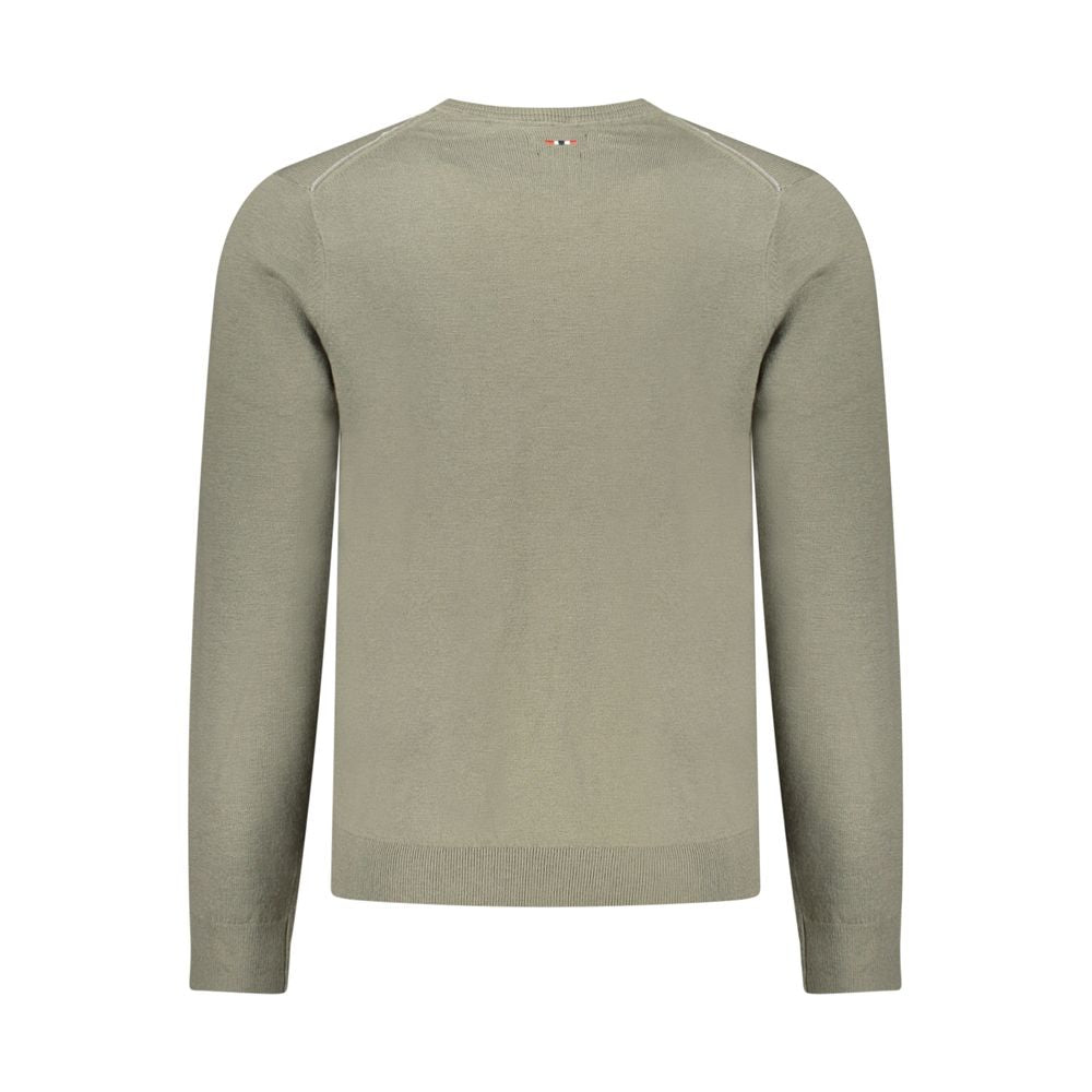 Napapijri Green Wool Men Sweater