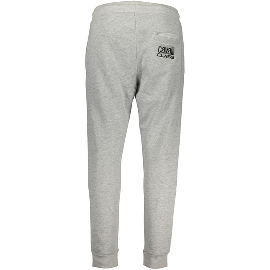 Cavalli Class Gray Cotton Pant