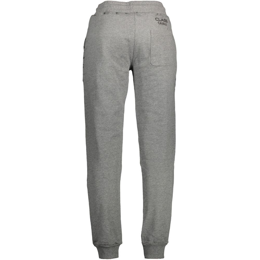 Cavalli Class Gray Cotton Pant