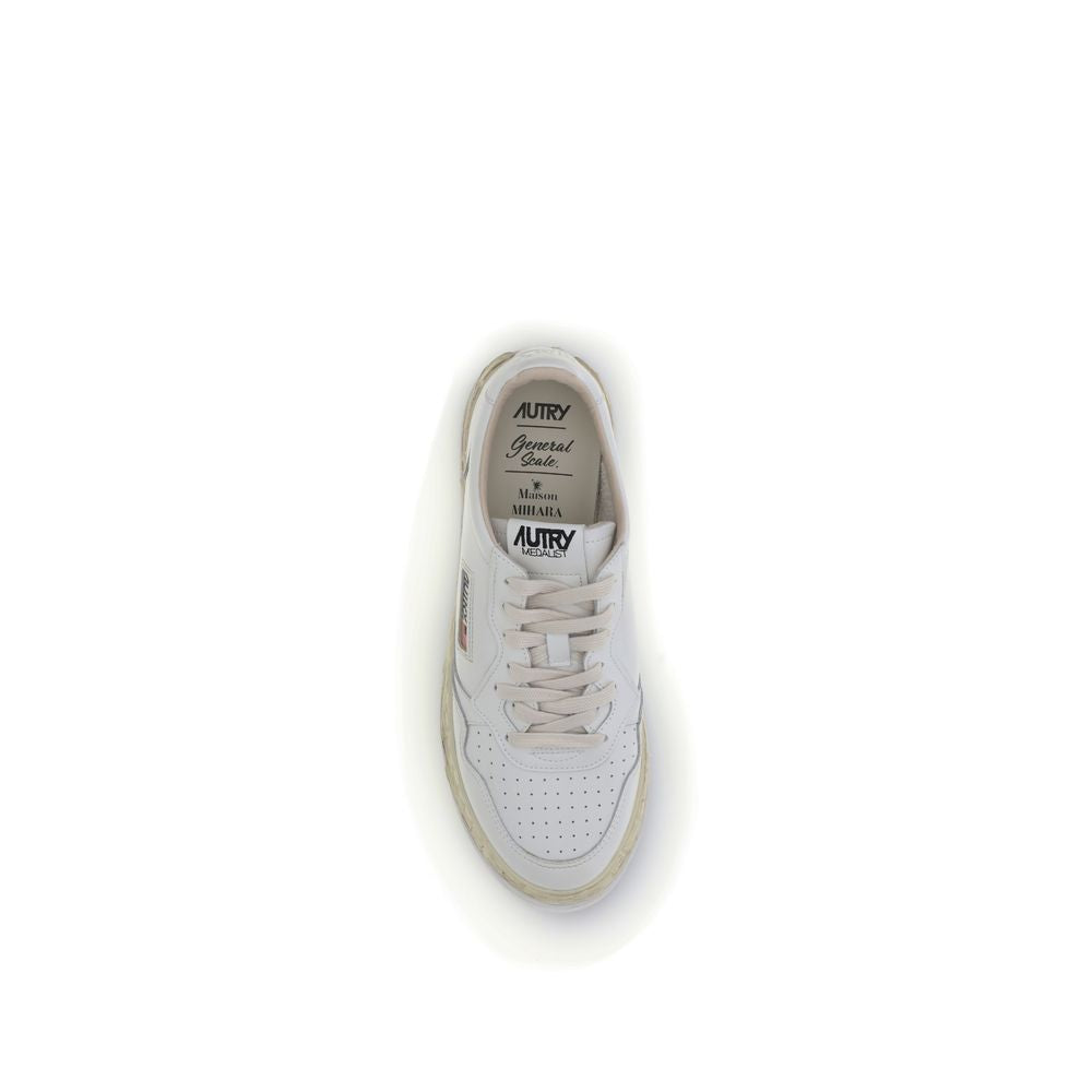 Autry White Leather Sneakers