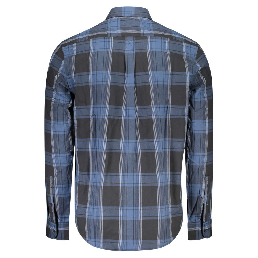Timberland Blue Cotton Men Shirt