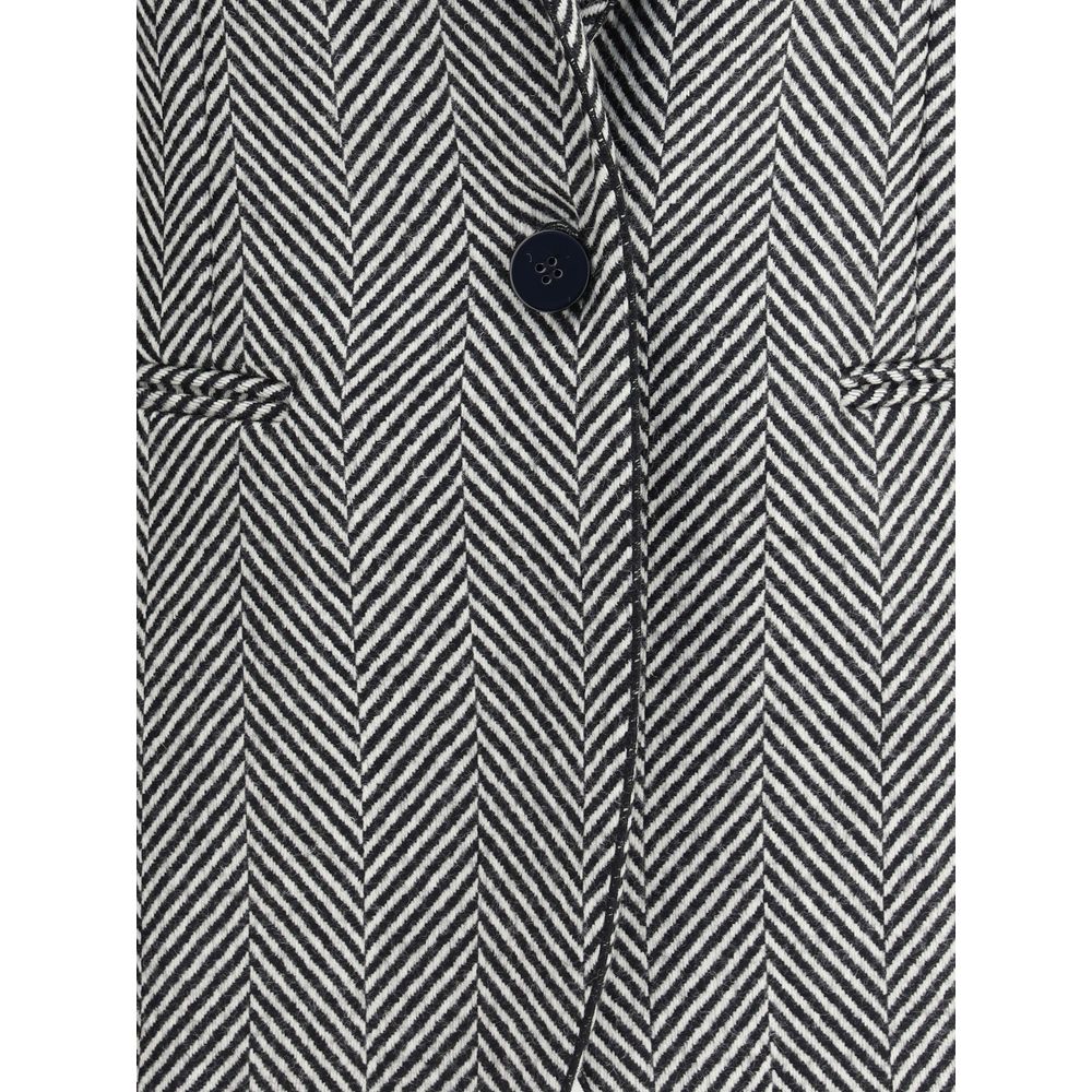 Forte_Forte Chic Chevron Wool Jacket