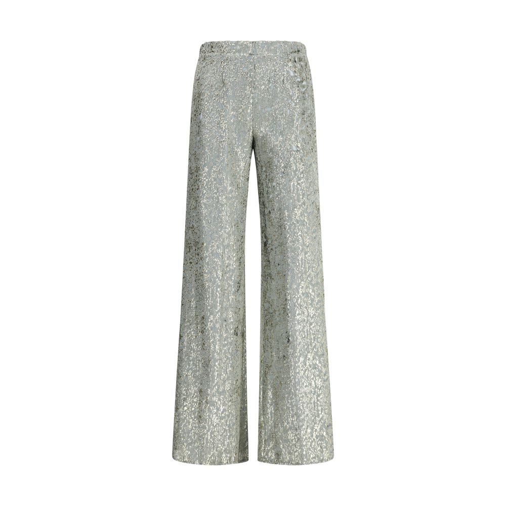Forte_Forte Flared trousers in fil coupé “en rêve"