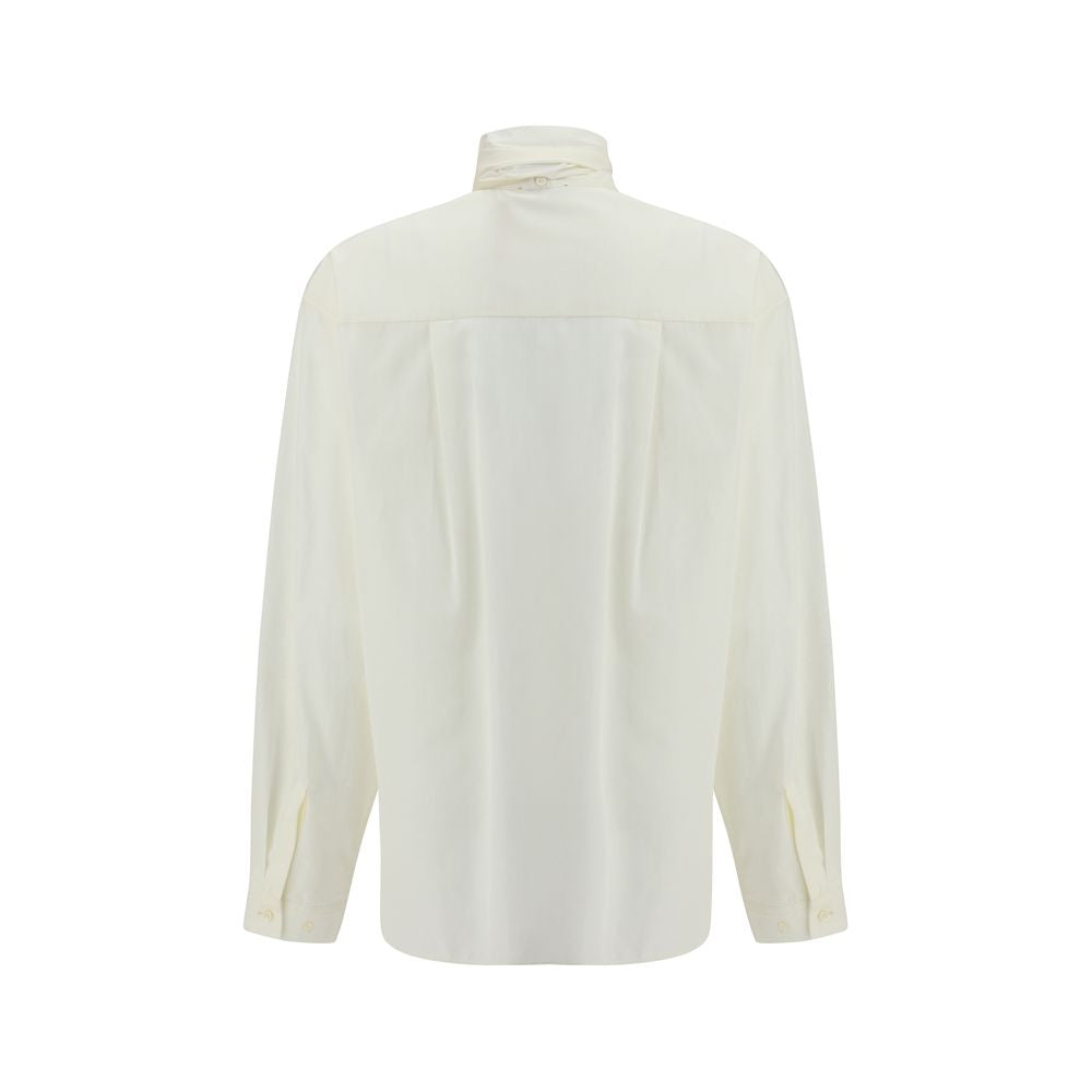 Forte_Forte Taffeta Shirt with removable bow