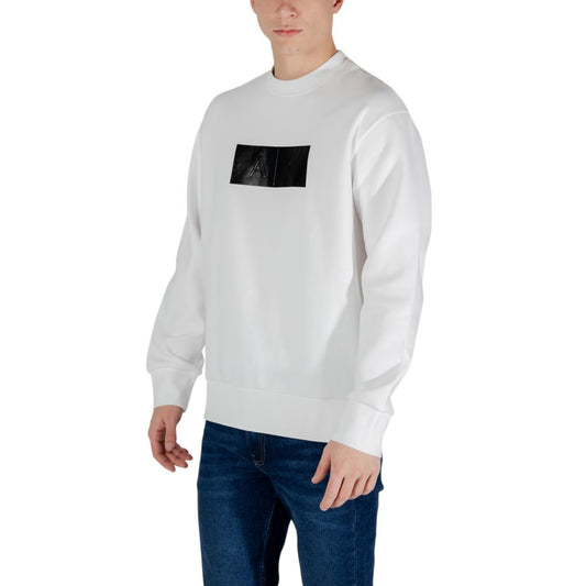 Armani Exchange Cream Cotton Sweatshirt