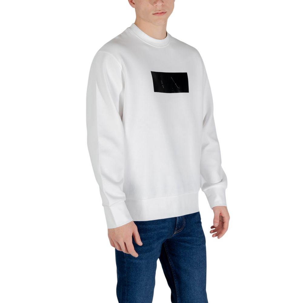Armani Exchange Cream Cotton Sweatshirt