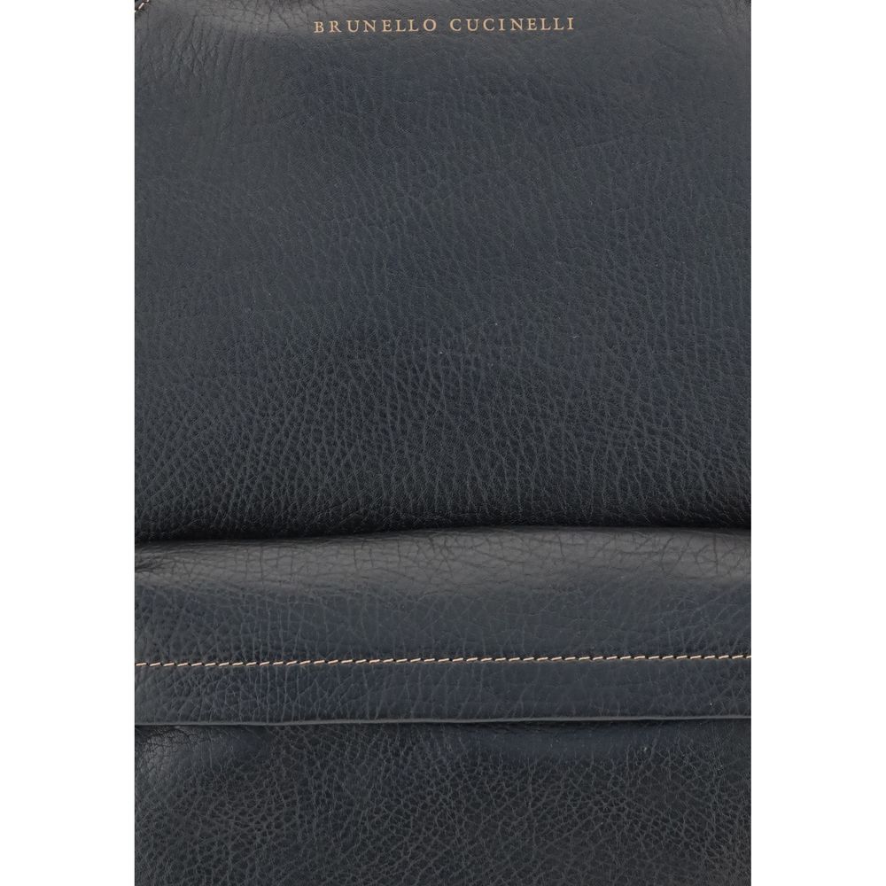 Brunello Cucinelli Leather Travel Backpack