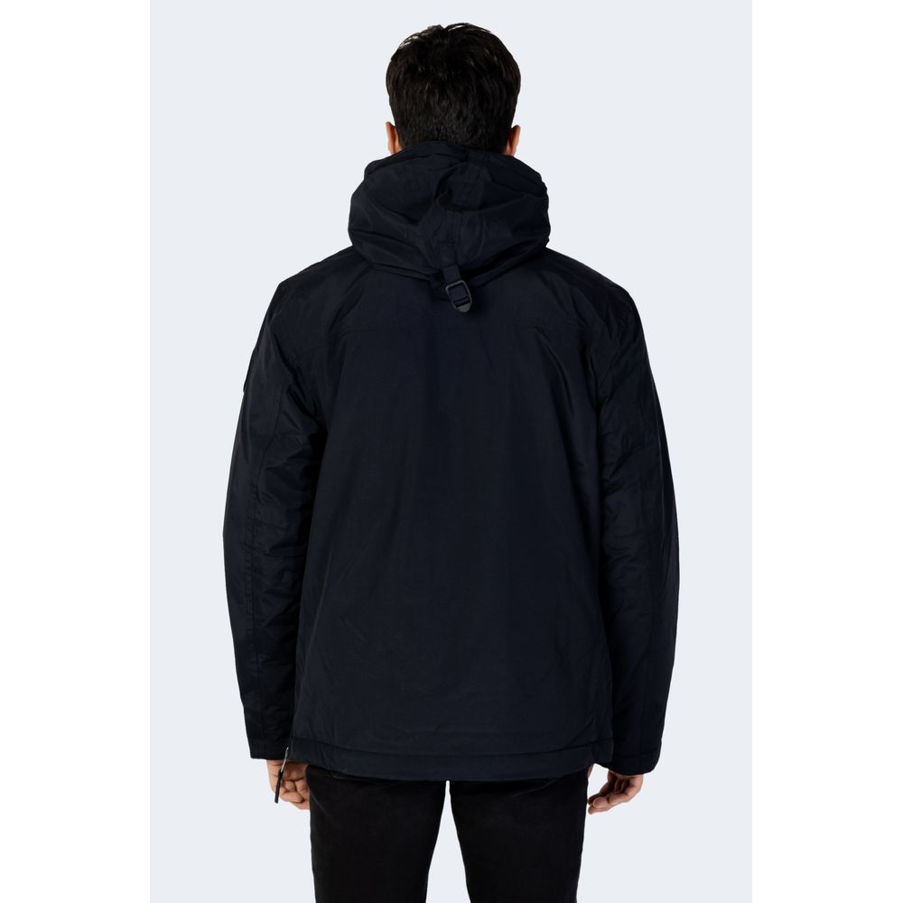 Napapijri Black Polyester Jackets & Coat