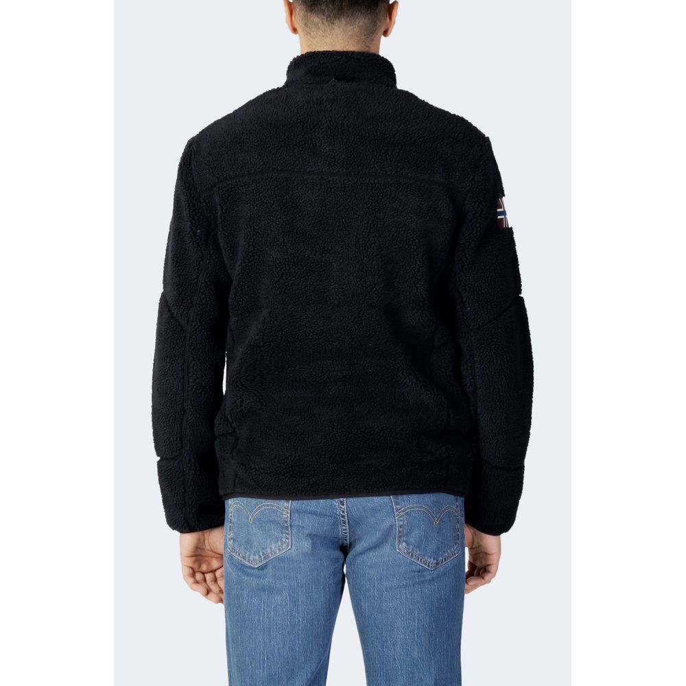 Napapijri Black Polyester Sweatshirt