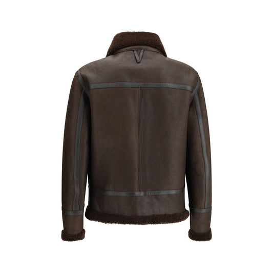 Valstar Brown Calf Leather Bos Taurus Coat