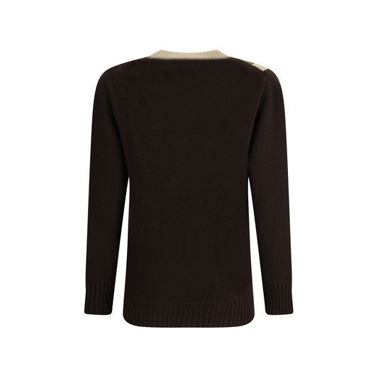 Valentino Beige Fleece Wool Sweatshirt