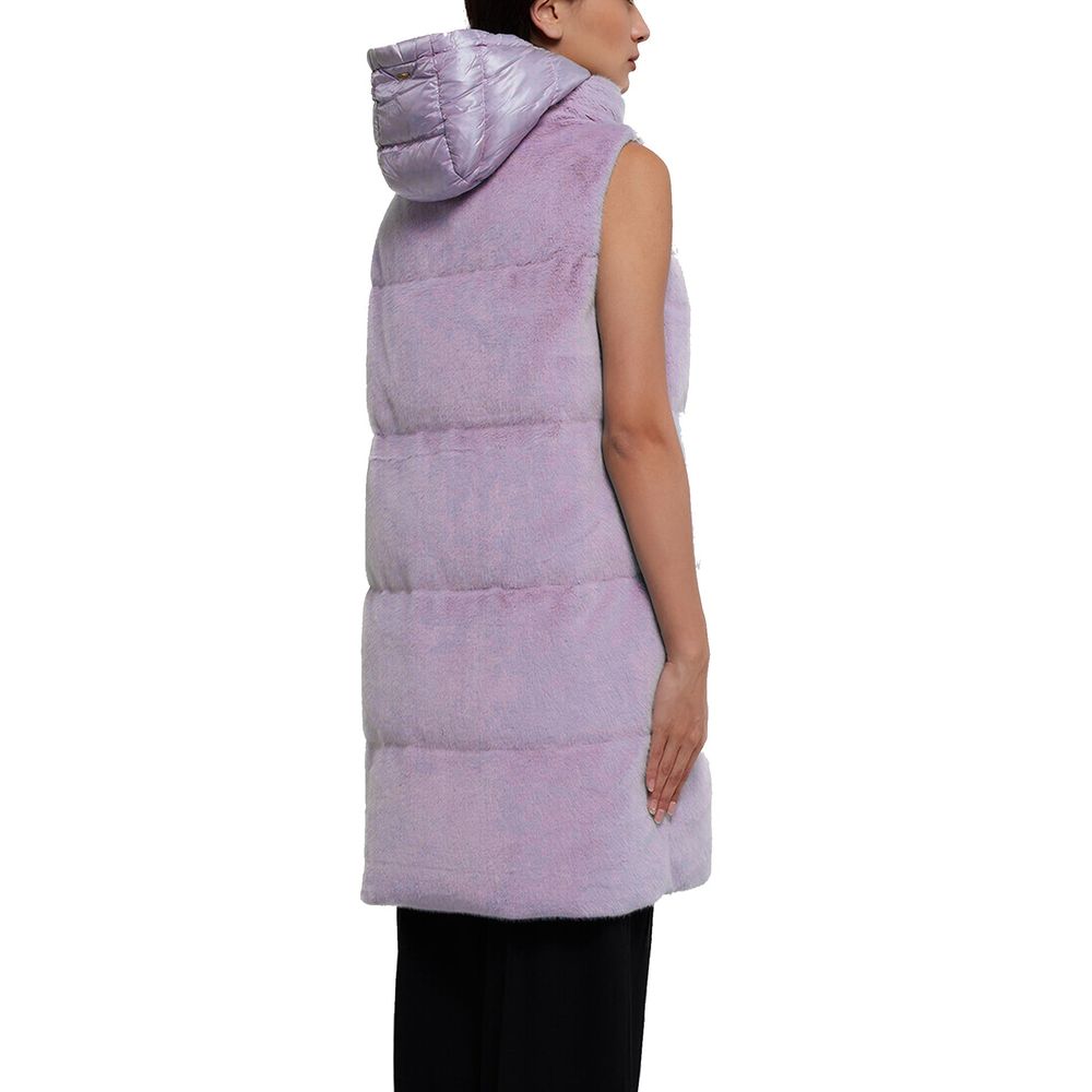 Herno Purple Polyamide Coat
