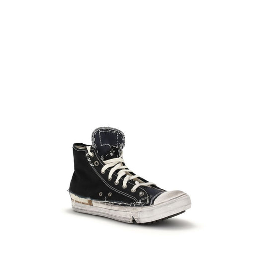 Margiela Black Rubber High Top Sneakers