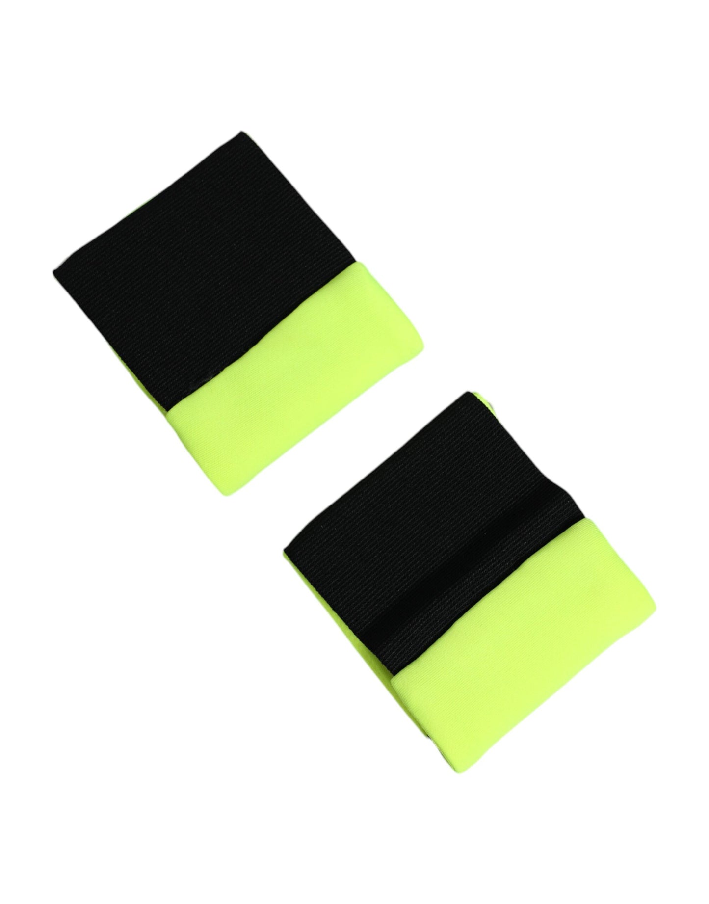 Dolce & Gabbana Yellow Green DG Logo Polyester 1 Pair Wristband