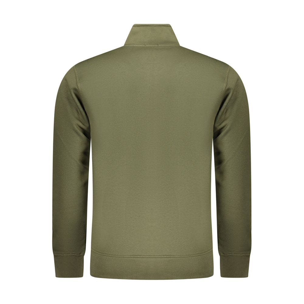 Rifle Green Cotton Men Sweater