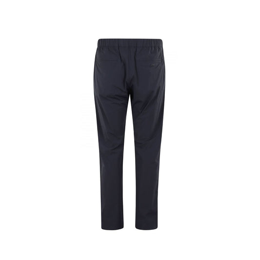 Herno Blue Wool Casual Pants