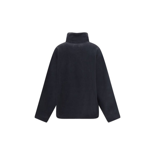 MM6 Black Polyester Sweatshirt