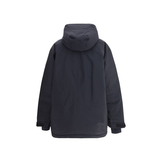 MM6 Black Polyester Parka