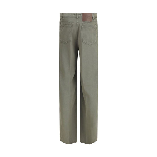 Cruna Green Tencel Relaxed Fit Jeans