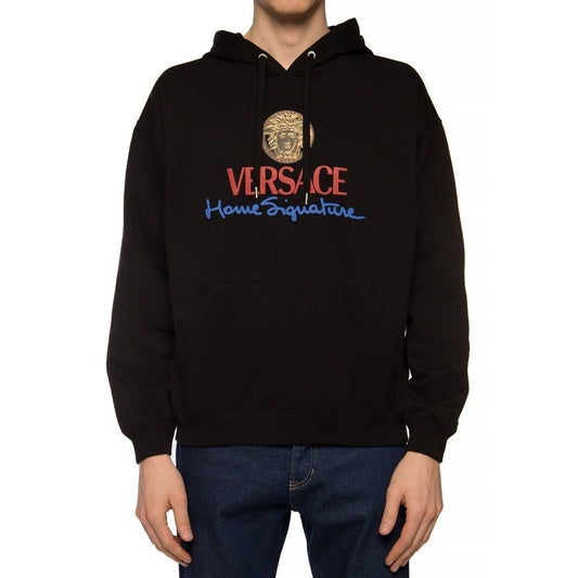Versace Black Cotton Sweatshirt