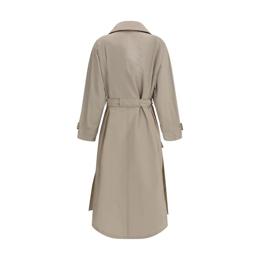 Brunello Cucinelli Beige Polyester Coat