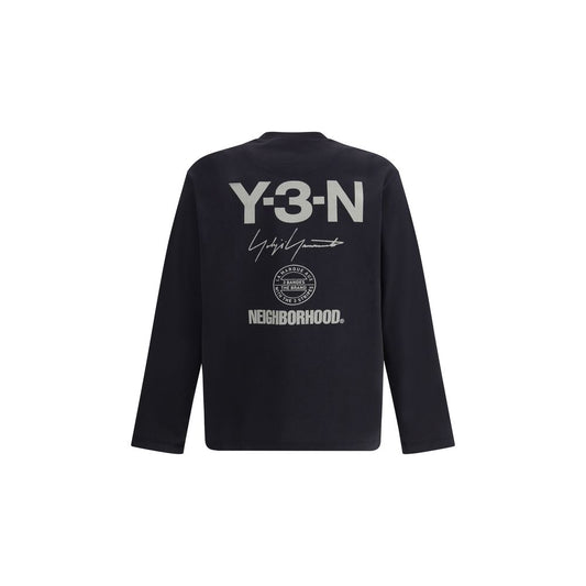 Y-3 Black Cotton Longsleeve Shirt