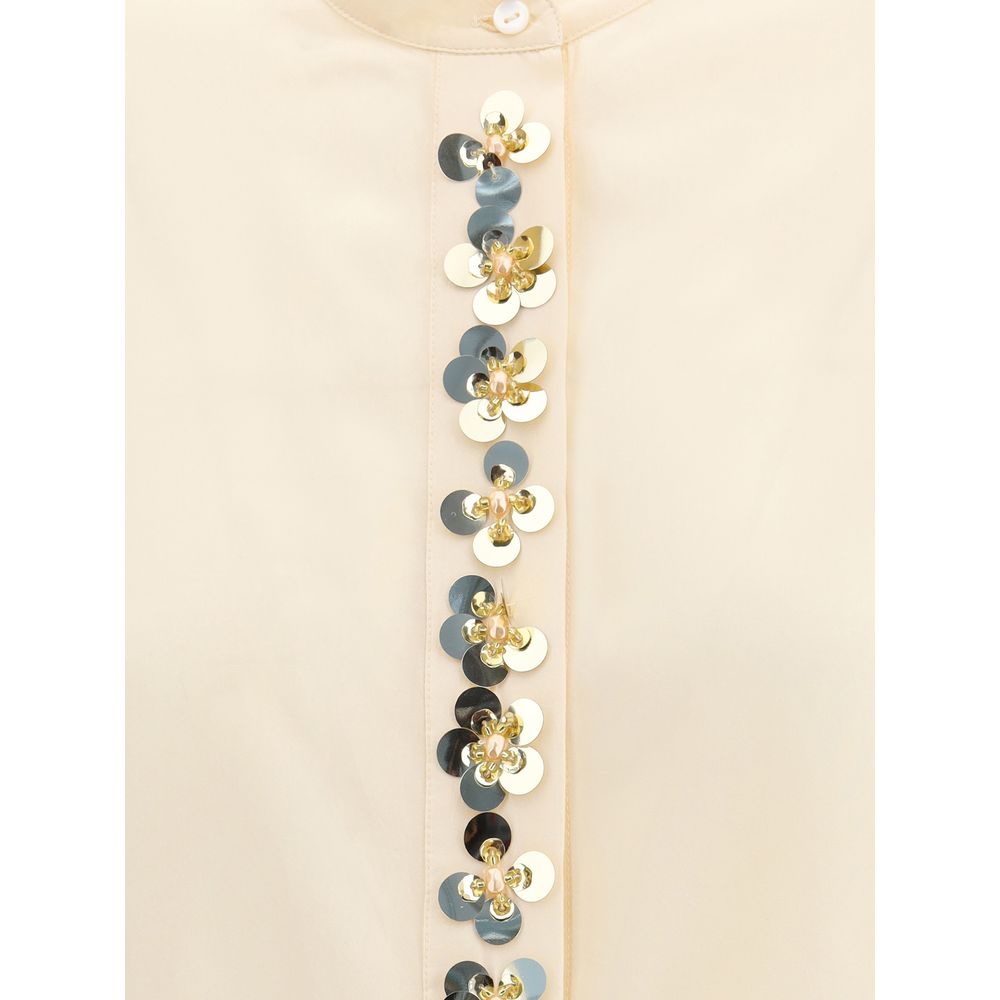 Forte_Forte Multicolor Silk Blouse