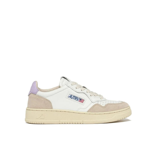 Autry White Leather Low Top Sneakers