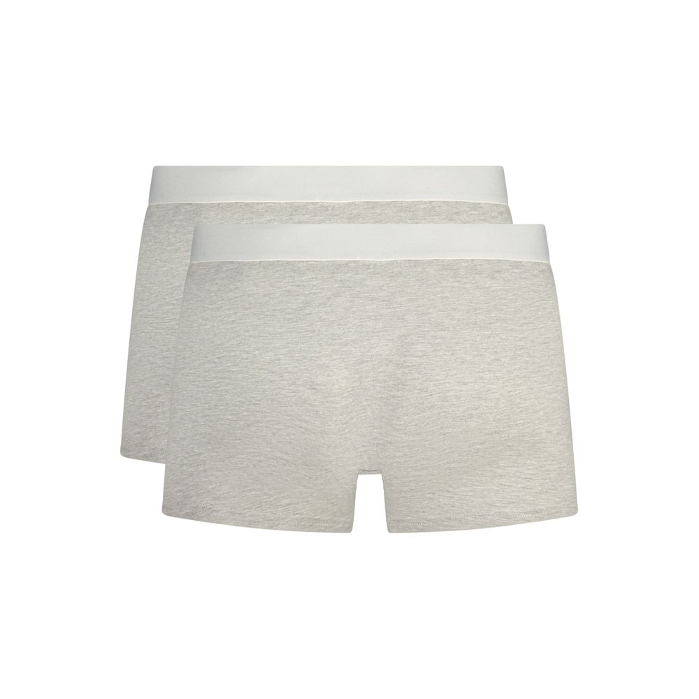 Trussardi Gray Cotton Men Boxer