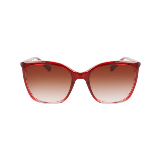 Longchamp Red Injected Sunglasses