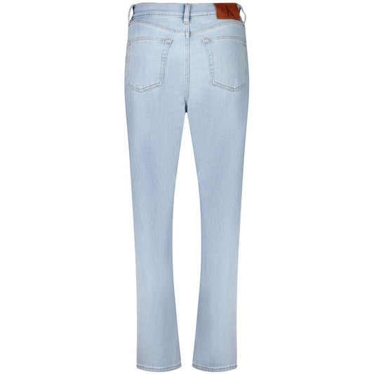 Calvin Klein Blue Cotton Women Jeans