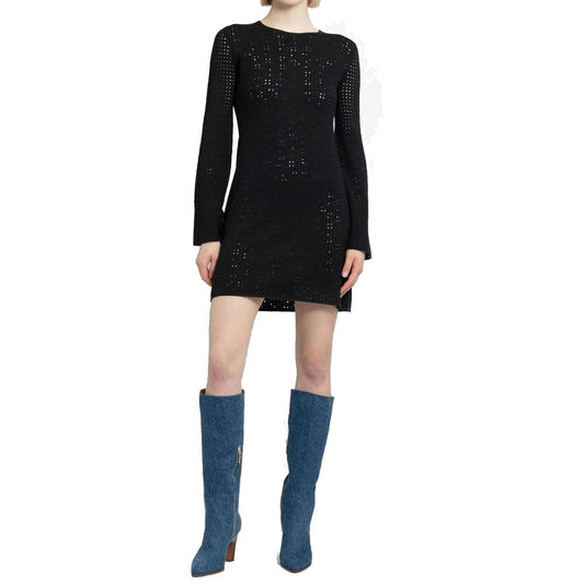 Chloé Black Cashmere Casual Dress
