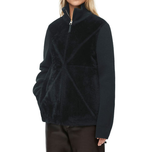 Loewe Black Lamb Fur Clothing