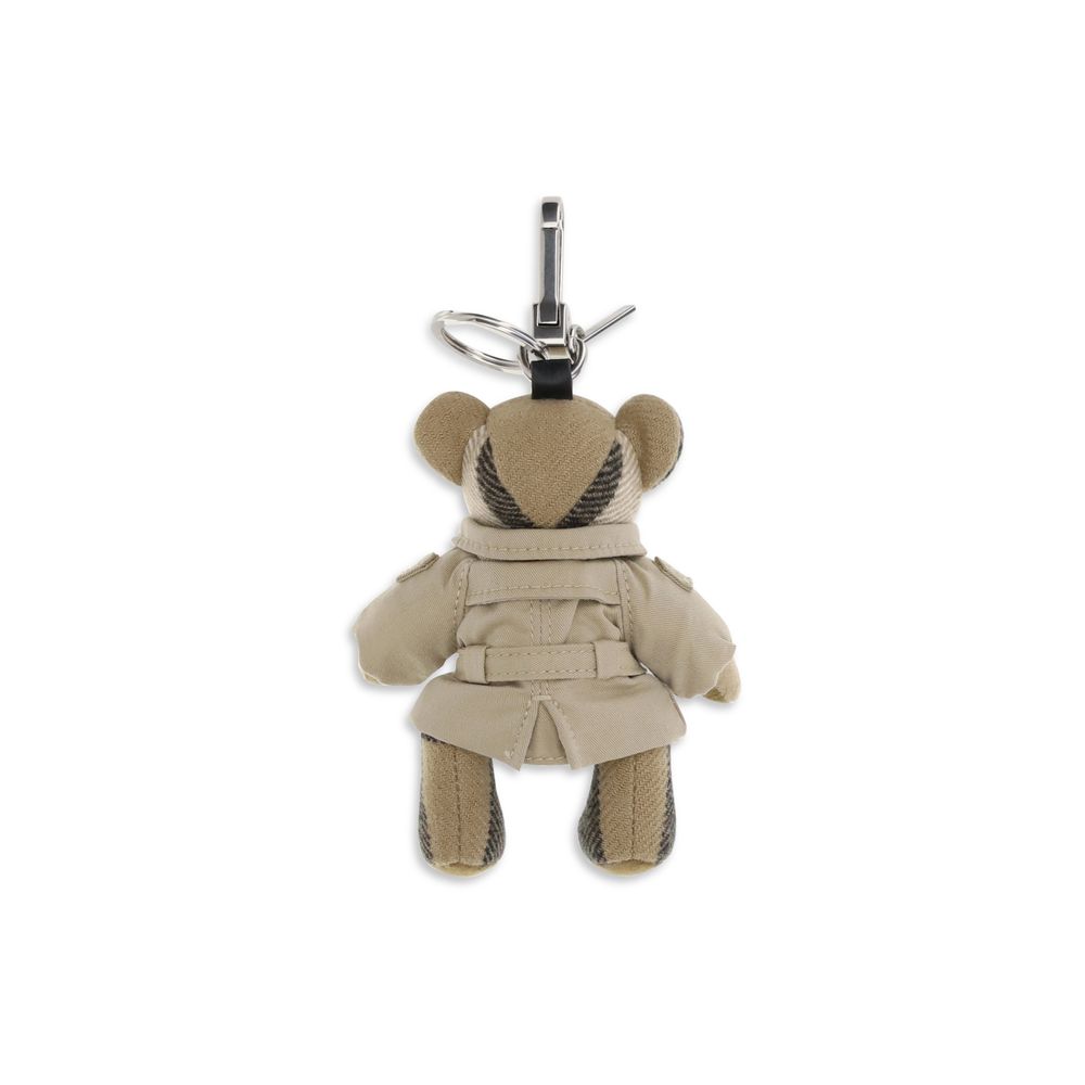 Burberry Beige Cashmere Keychain
