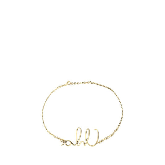 Chloé Gold Brass Thin Belt